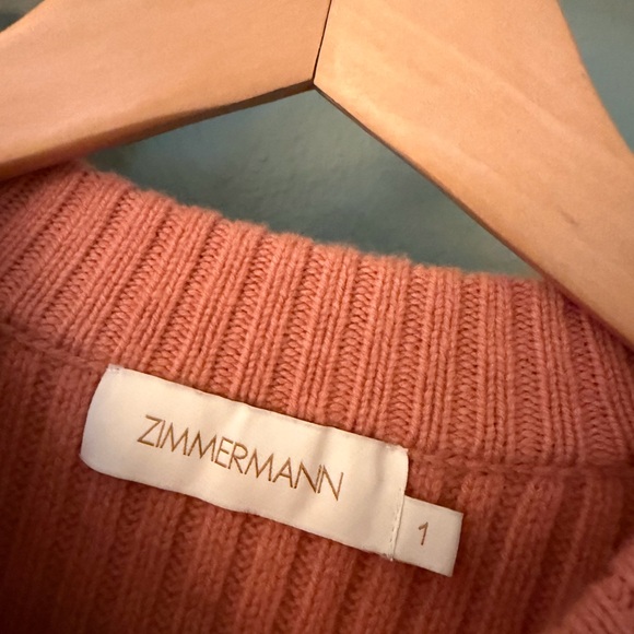 Zimmermann Cable-Knit Wool & Cashmere Blend sweater size 1 (US size 6) - Picture 4 of 8